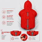 ZL Rain Ready Raincoat Red