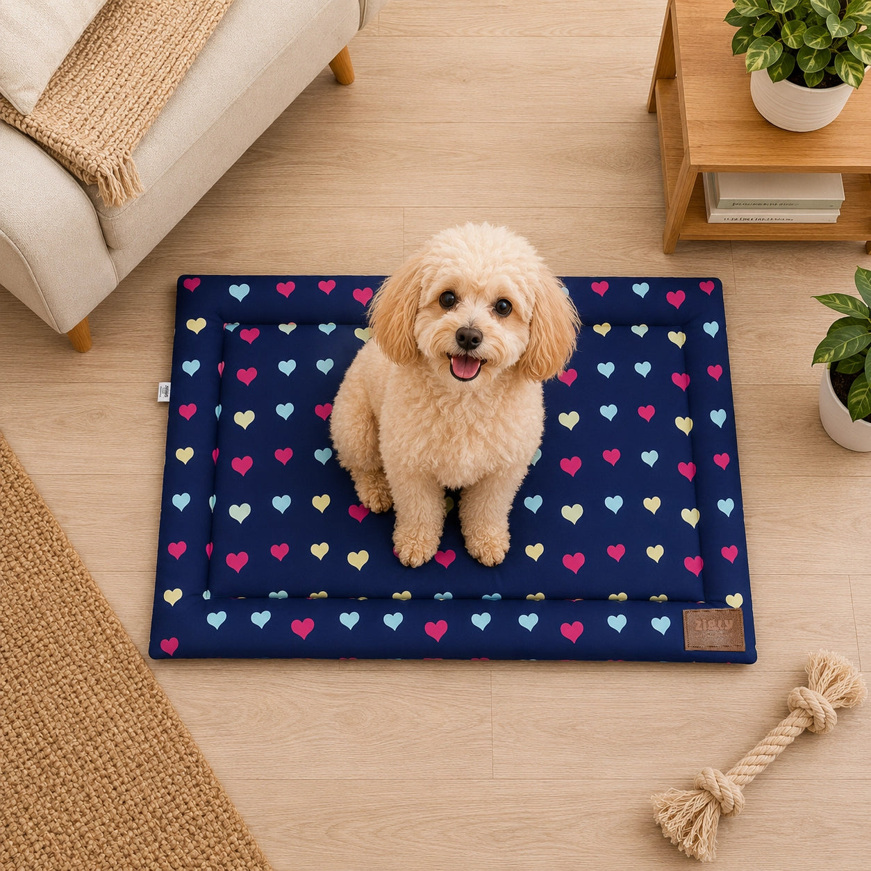 ZL Happy Hearts Pet Mat