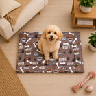 ZL Woof Life Portable Roll-Up Travel Pet Mat for Dogs & Cats