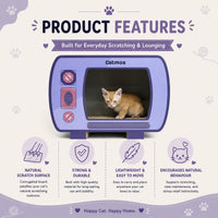 Catmos Netflix & Purr Cat Scratcher with Free Catnip