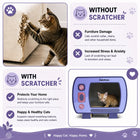 Catmos Netflix & Purr Cat Scratcher with Free Catnip