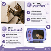 Catmos Netflix & Purr Cat Scratcher with Free Catnip