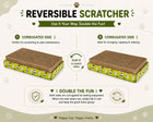 Catmos Double Wide Cat Reversible Scratcher with Tray