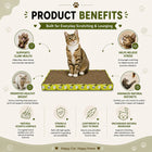 Catmos Double Wide Cat Reversible Scratcher with Tray