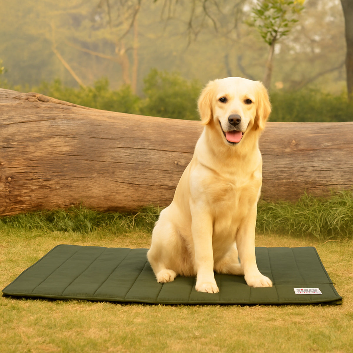 ZL Olive Snooze Nest Pet Mat