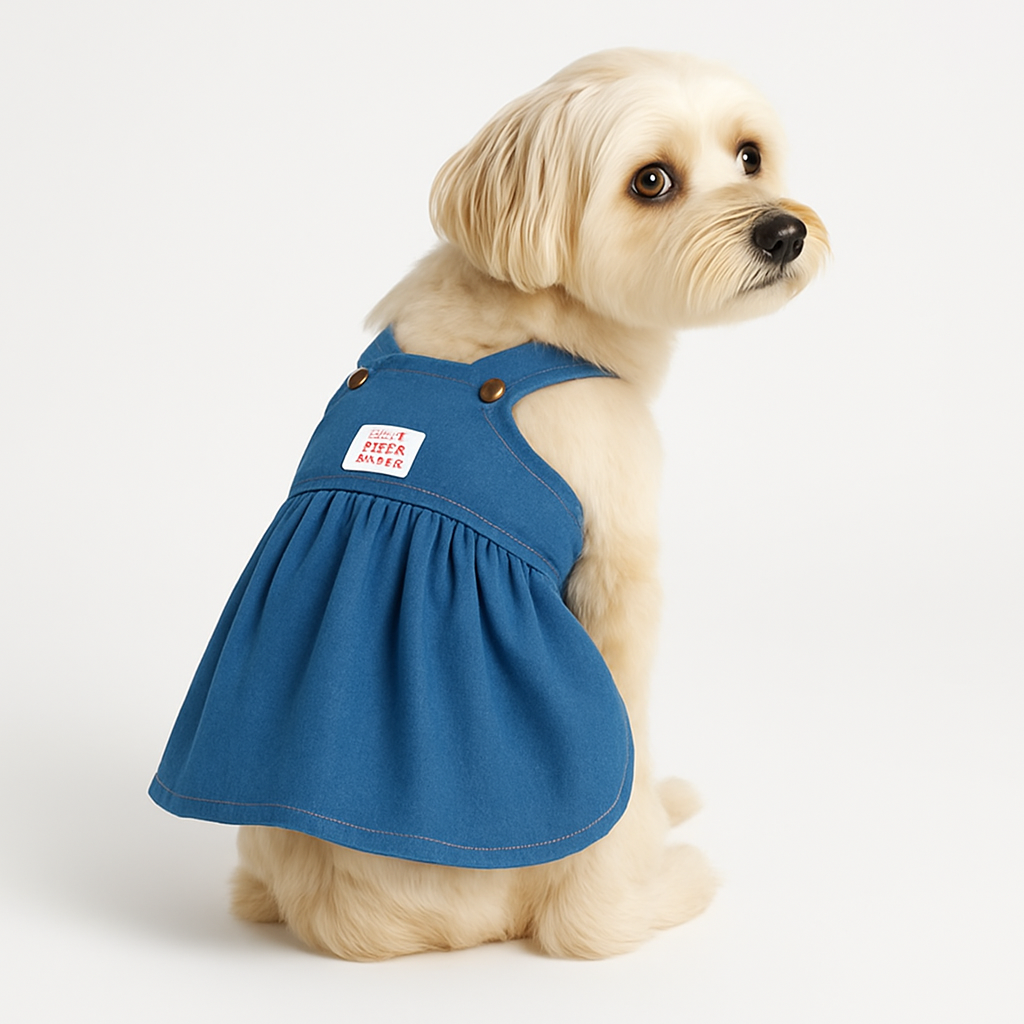 ZL Denim Frock for Dogs