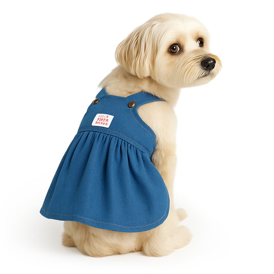 ZL Denim Frock for Dogs