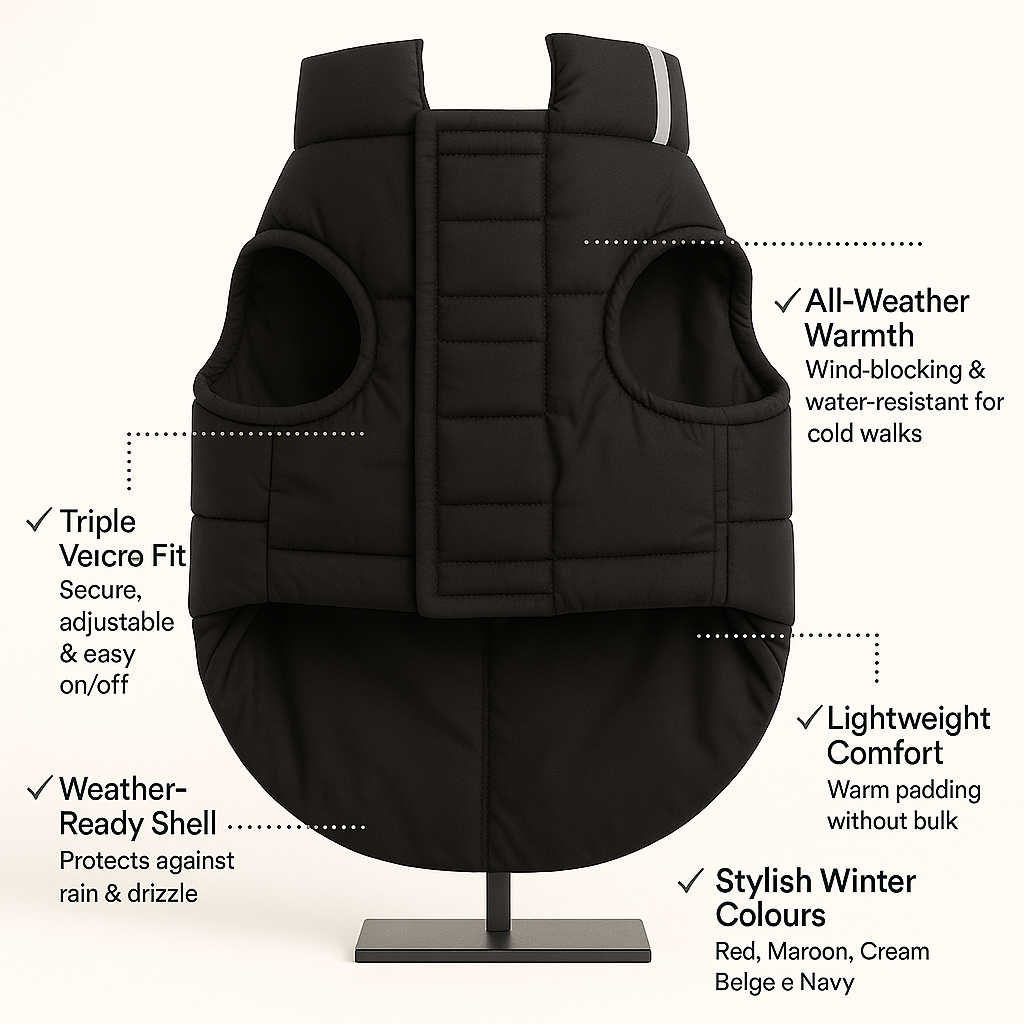 ZL Trail Buddy Dog Jacket - Black