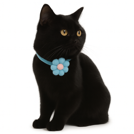 ZL Blossom Bloom Bluebell Cat Collar