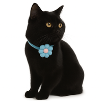 ZL Blossom Bloom Bluebell Cat Collar