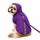 ZL Rain-Ready Dog Raincoat – Quick-Fastening Waterproof Monsoon Jacket (Purple)