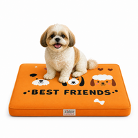ZL Forever Best Friends Dog Flat Bed - Small – 60cm - Mustard Yellow