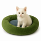 ZL Forest Meadow Doughnut Cat Bed - Green