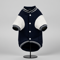 ZL Varsity Campus Pup Navy Jacket for Dogs