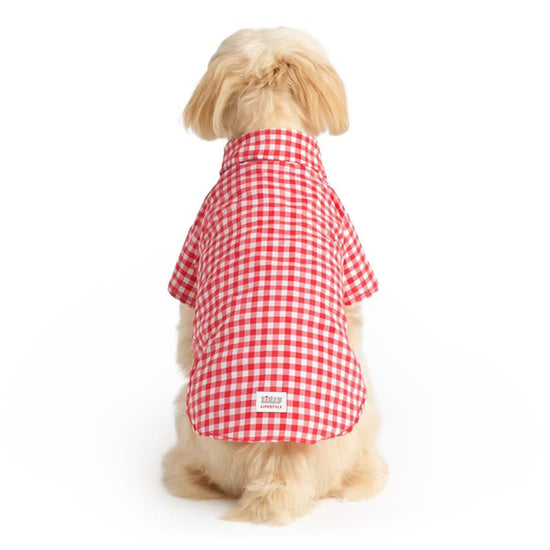 ZL Gingham Glam Dog Shirt