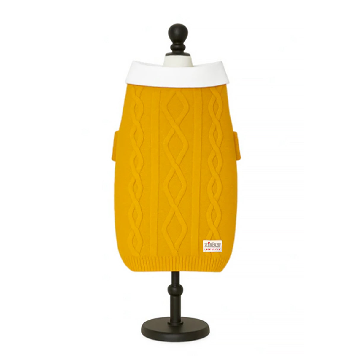 ZL Varsity Golden Ivy Dog Sweater-Yellow