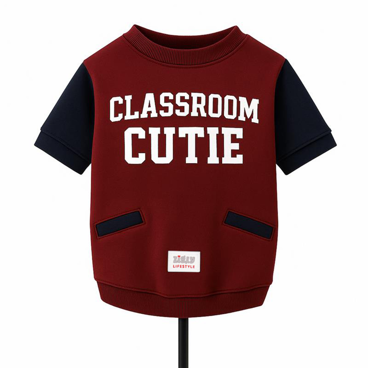 ZL Varsity Campus Cutie Jacket For Dogs - Red
