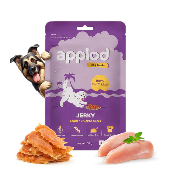 Applod Tender Chicken Slices Dog Treat - 50g