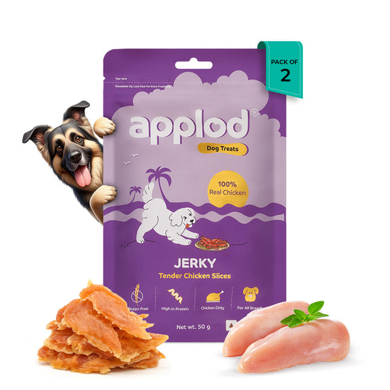 Applod Tender Chicken Slices Dog Treat - 50g