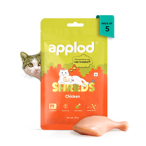 Applod Chicken Shreds Soft Cat Treat - 35g