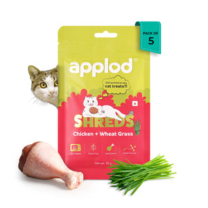 Applod Chicken with Wheat Grass Cat Treat - 35g