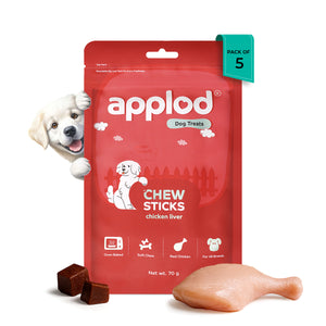 Applod Soft Liver Chew Sticks Dog Treat  - 70g