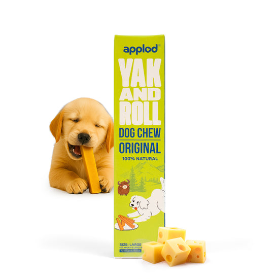 Applod Yak & Roll Natural Yak Chews for Dogs