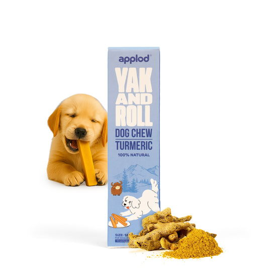 Applod Yak & Roll Turmeric Yak Chew for Dogs