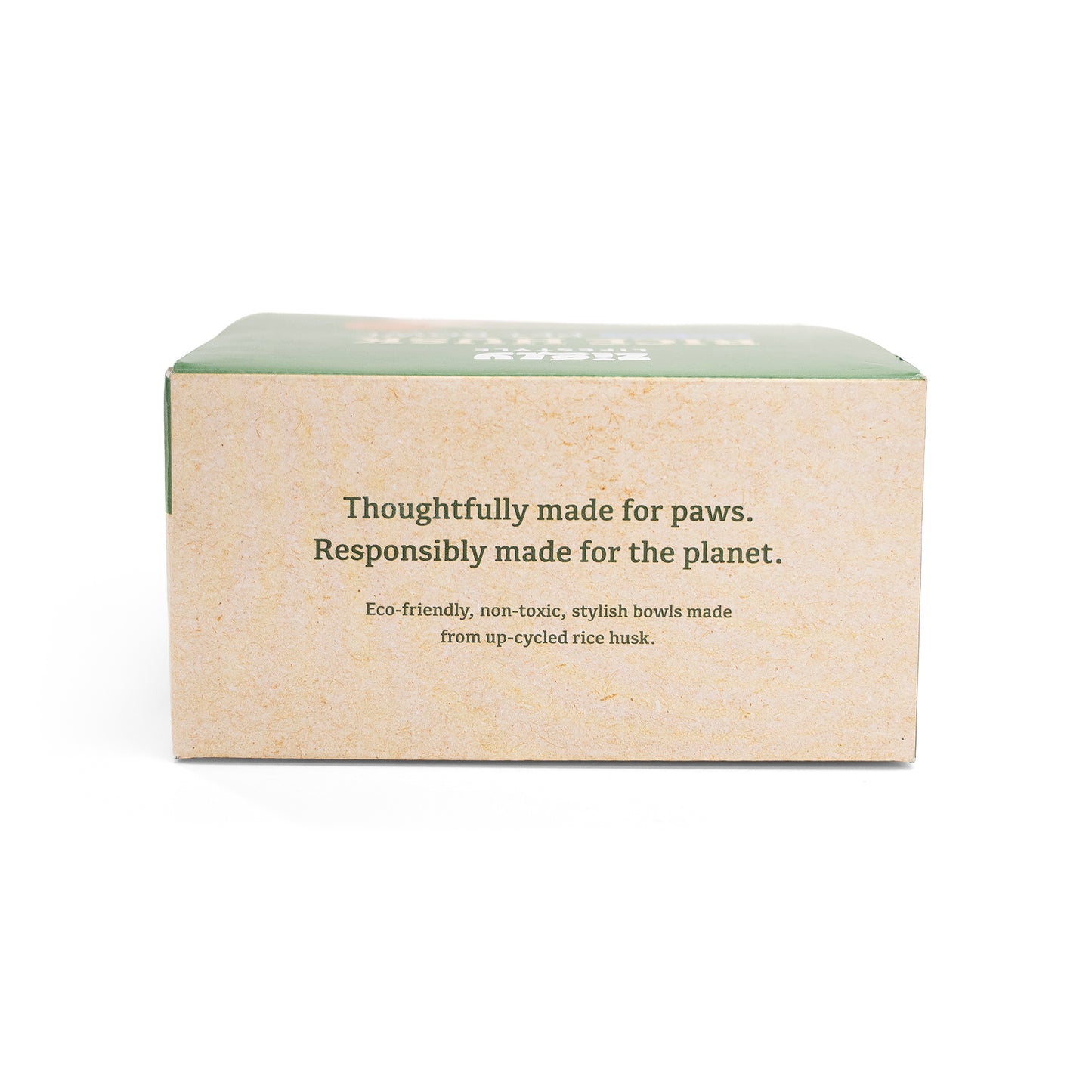 ZL Rice Husk Dog Bowl – Orange