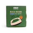 ZL Rice Husk Dog Bowl – Orange