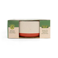 ZL Rice Husk Dog Bowl – Orange