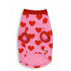 ZL Love Stitch Pink Heart Dog T-Shirt