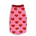 ZL Love Stitch Pink Heart Dog T-Shirt