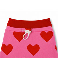 ZL Love Stitch Pink Heart Dog T-Shirt