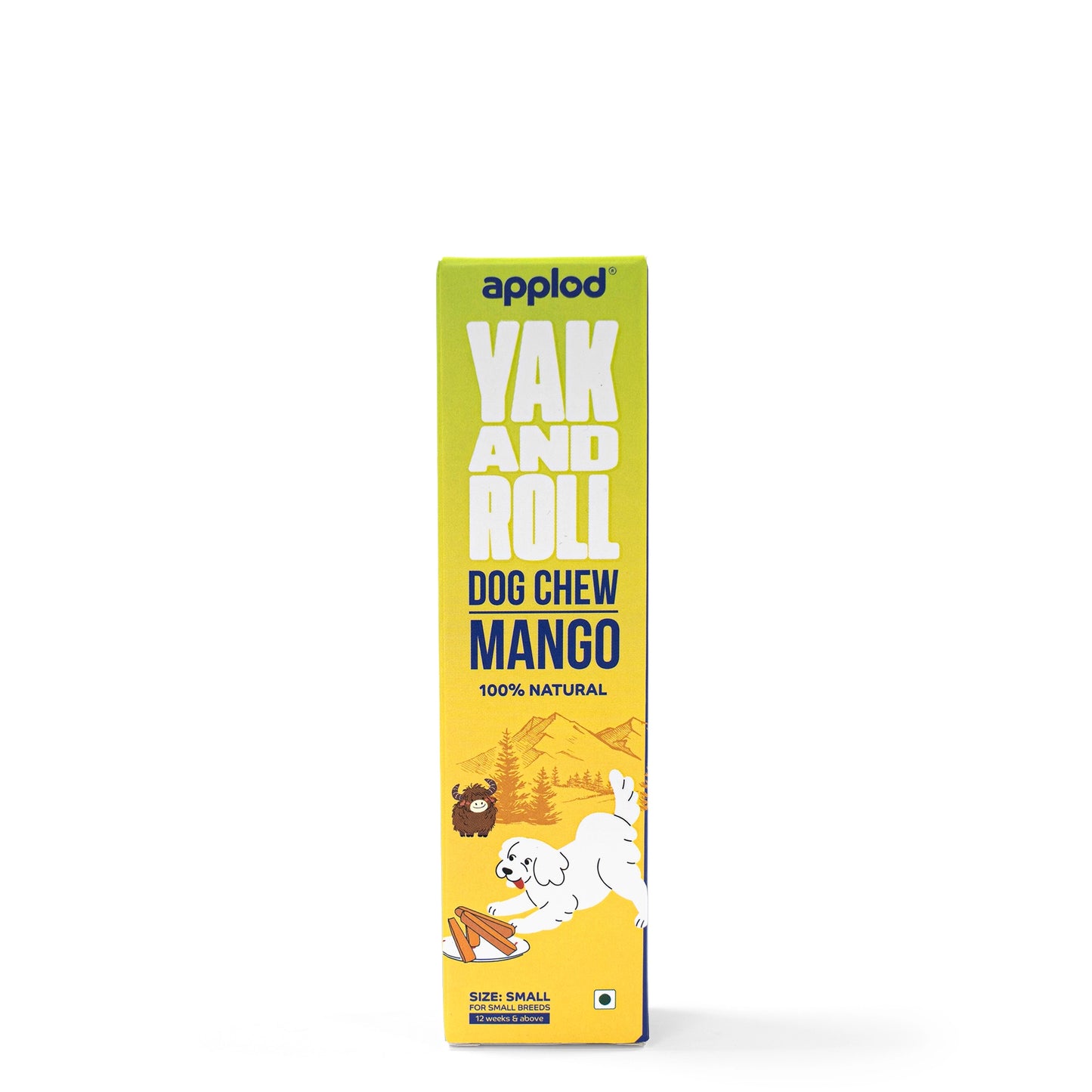 Applod Yak & Roll Mango & Himalayan Cheese Long-Lasting Dog Chew