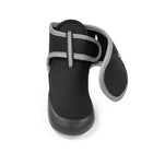 Pod Non-Slip Outdoor Long Dog Boots with Reflective Straps (Black)