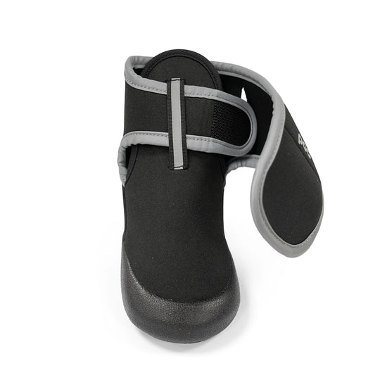 Pod Non-Slip Sole Outdoor Long Boots With Reflective Straps For Dogs - Black