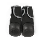 Pod Non-Slip Outdoor Long Dog Boots with Reflective Straps (Black)