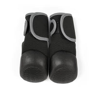 Pod Non-Slip Sole Outdoor Long Boots With Reflective Straps For Dogs - Black