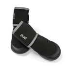 Pod Non-Slip Outdoor Long Dog Boots with Reflective Straps (Black)