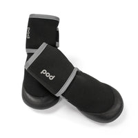 Pod Non-Slip Sole Outdoor Long Boots With Reflective Straps For Dogs - Black