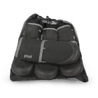 Pod Non-Slip Outdoor Long Dog Boots with Reflective Straps (Black)