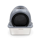 Catmos Stainless Steel Enclosed Cat Litter Box - Grey - 61x41x41cm (LxWxH)
