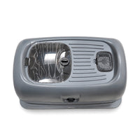 Catmos Stainless Steel Enclosed Cat Litter Box - Grey - 61x41x41cm (LxWxH)