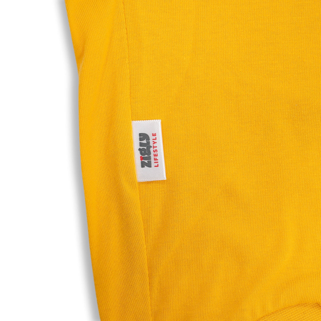 Zigly Lifestyle Fab & Fluffy Dog T-Shirt - Yellow