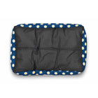 ZL Daisy Printed Lounger Dog Bed - Navy