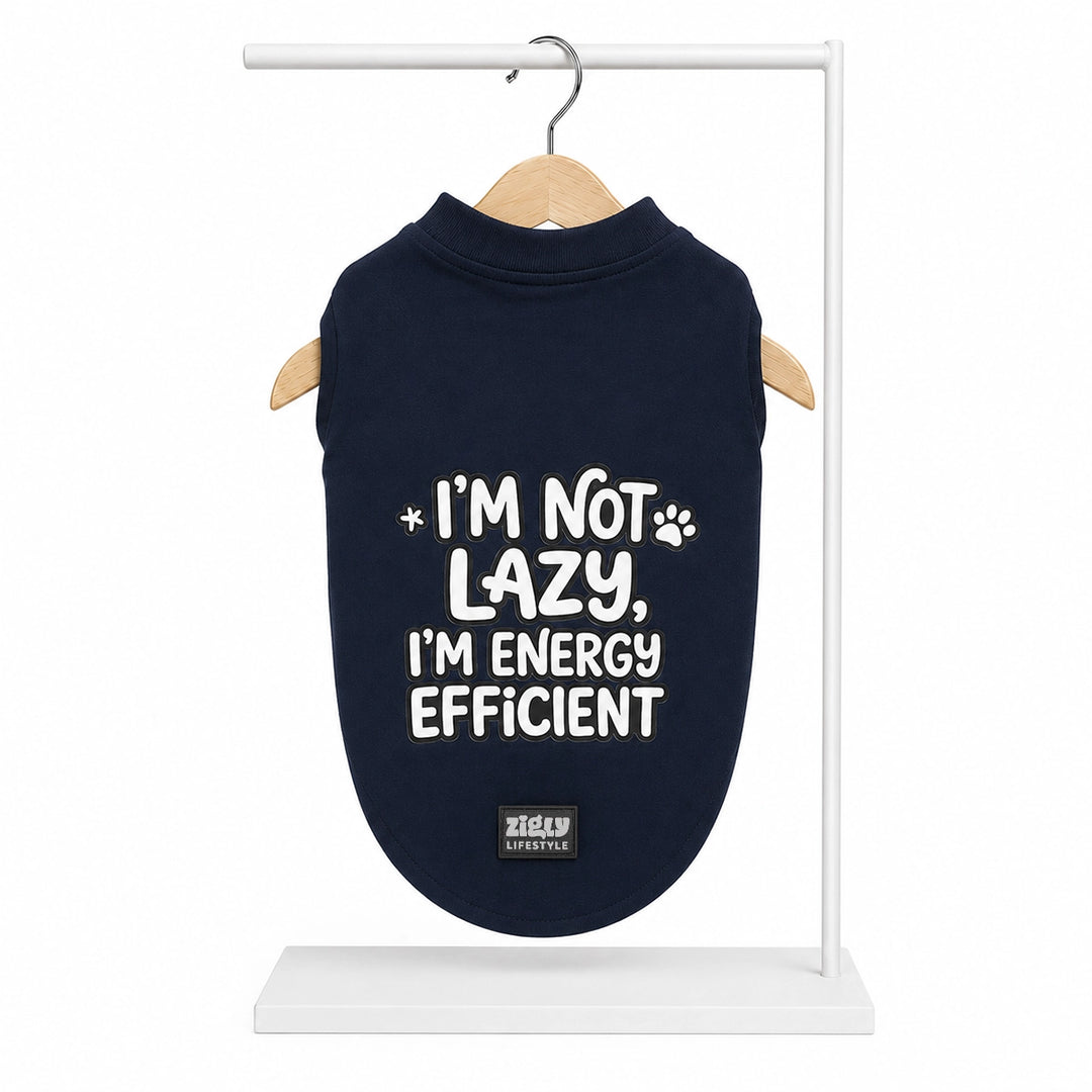 Zigly Lifestyle Energy Efficient Dog T-Shirt - Navy