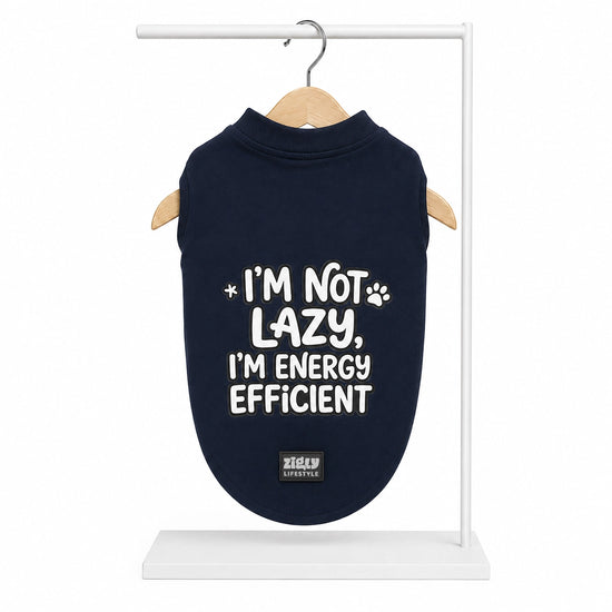 Zigly Lifestyle Energy Efficient Dog T-Shirt - Navy