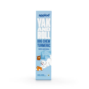Applod Yak & Roll Turmeric Yak Chew for Dogs