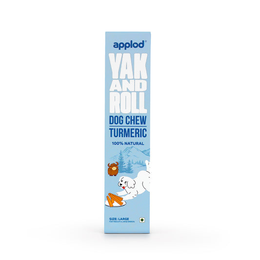 Applod Yak & Roll Turmeric Yak Chew for Dogs
